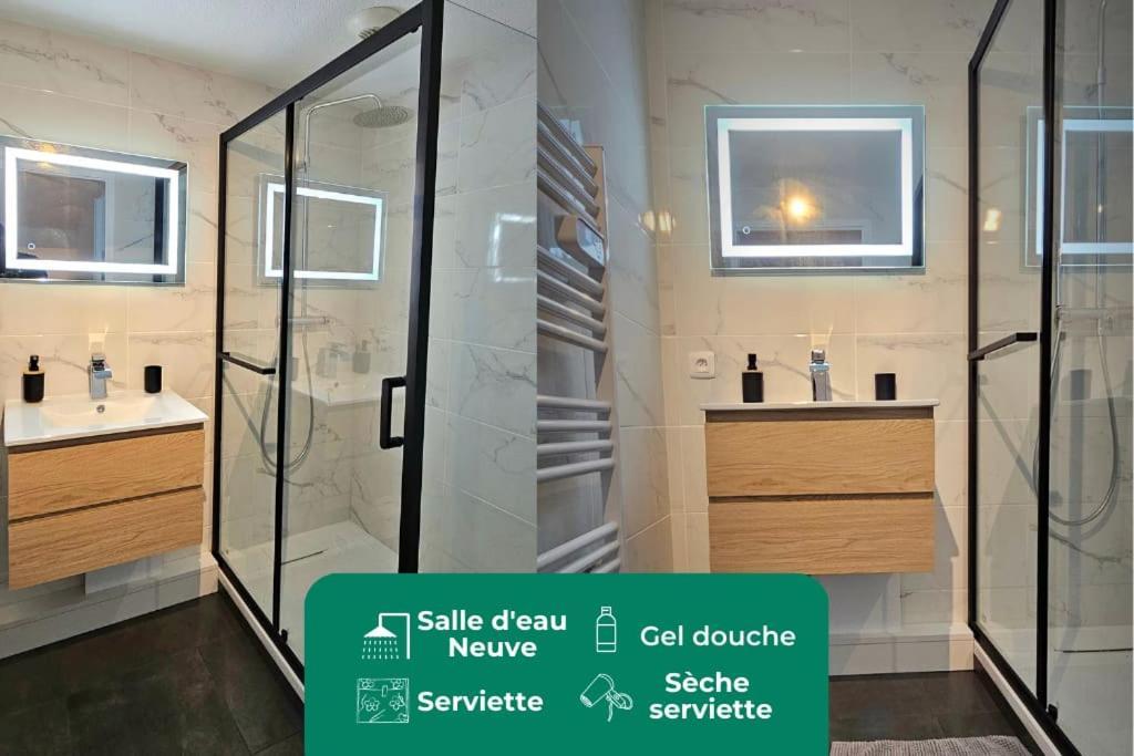 T3 Duplex Thonon Centre - Parking - Gare - Thermes Exterior foto
