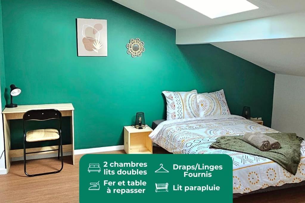 T3 Duplex Thonon Centre - Parking - Gare - Thermes Exterior foto