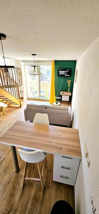 T3 Duplex Thonon Centre - Parking - Gare - Thermes Exterior foto